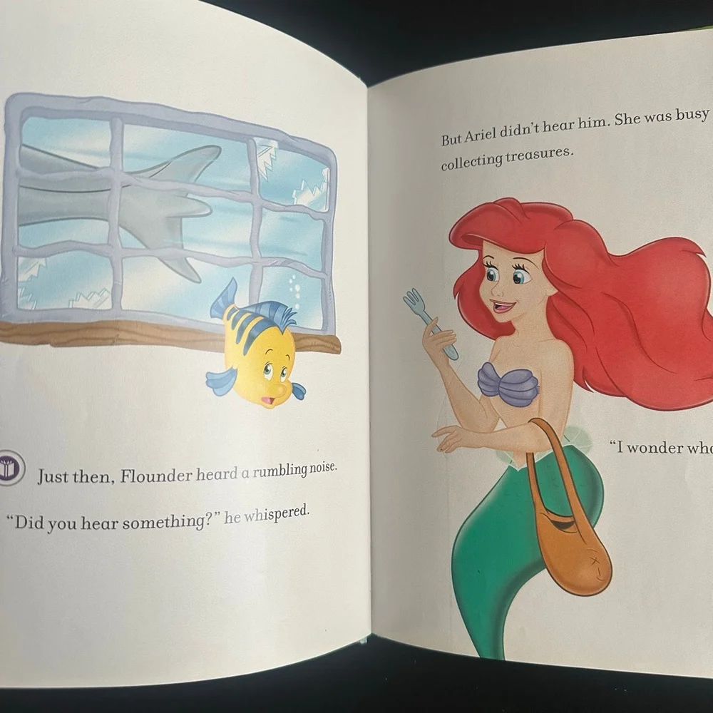 LeapFrog Learning set Disney Dora & Little Mermaid Books